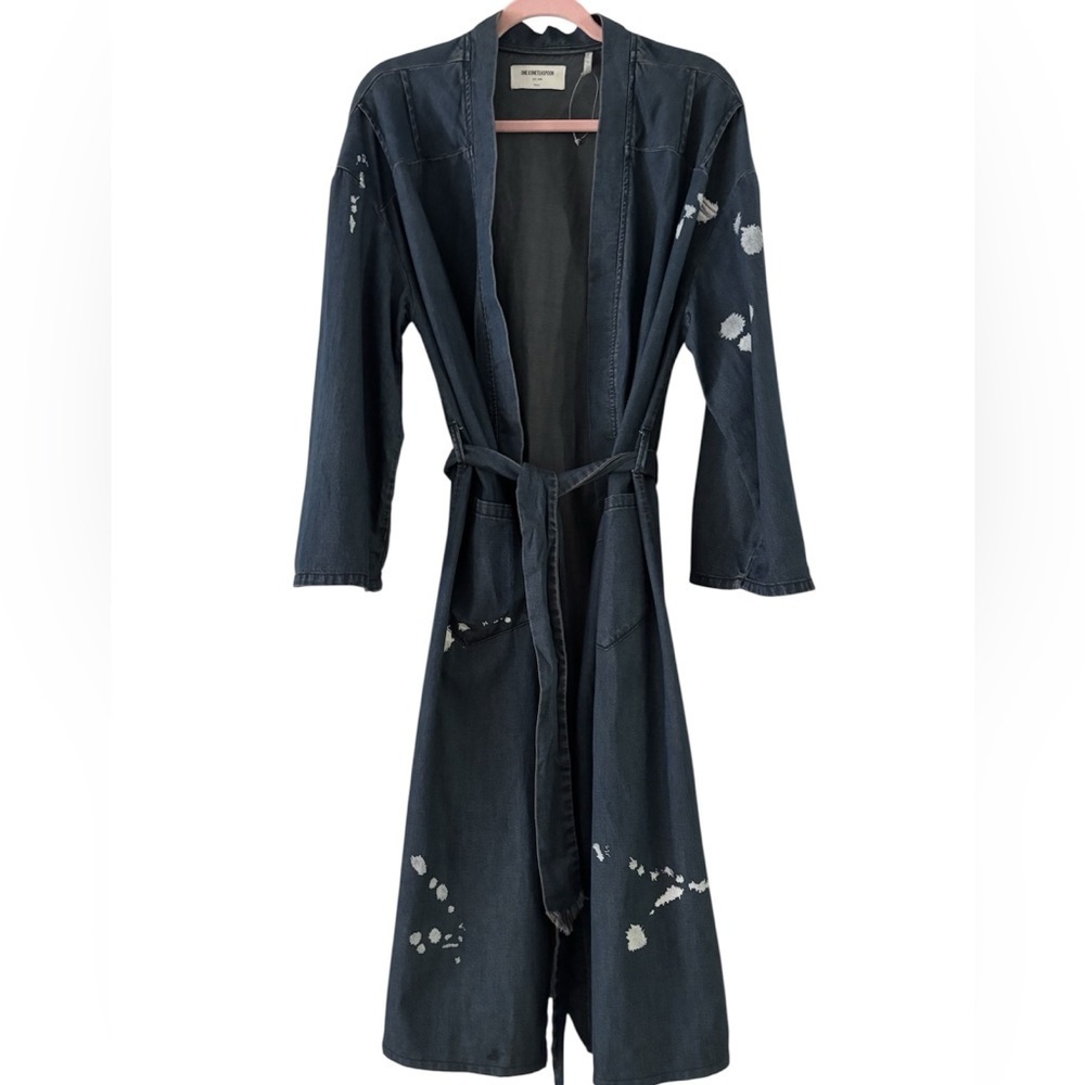 One Teaspoon Midnight Denim Robe/Kimono NWT